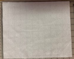 #1300 9x11 white shiney minifabric long pile