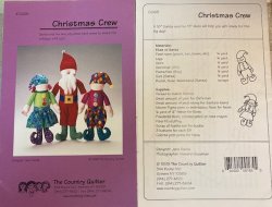 #1352 Christmas Crew Pattern from the Country Quilter