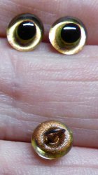 930-71/95 Gold/Copper Round pupil