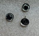 933-101 Black with silver glitter